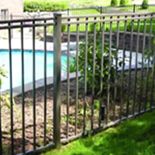 CAD Drawings Ultra Aluminum Mfg. Inc. Aluminum Swimming Pool Fences: UAB 200 Flat Top Flush